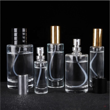 Unique 50ml Glass Perfume Spray Bottles with Lid in Box