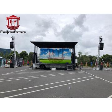 8.8x7.2x6.3m floor mobile outdoor stage