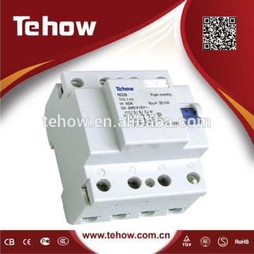 Residual current circuit breaker RCCB miniature circuit breaker