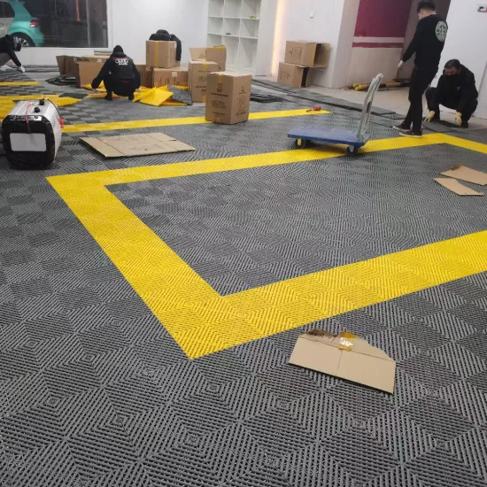 Durability and Ease: Plastic Fixed Garage Floor Tiles for Private Garages