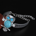 Bohemian Vintage Style Turquoise délicate sculpture sur bracelet