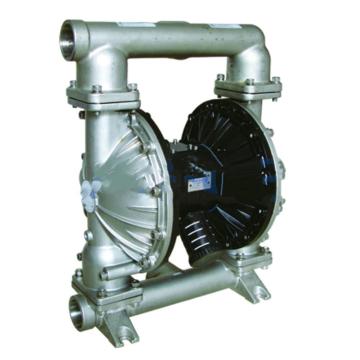 MK80 Stainless Steel Casing PTFE Diaphragm Pneumatic Air Operation Double Membrane Pump - 3 inch