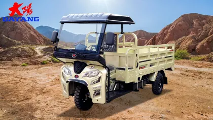 Dayang Motorized Three Wheel Tricycle 200cc Chongqing Dayang Gasoline Cargo Tricycle