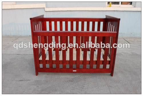 Solid Wood Safety Baby Cot