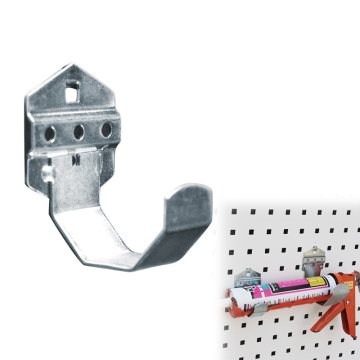 Metal Pegs Hook for Garage Wall Hanging Plate with Square Holes for Pegboard