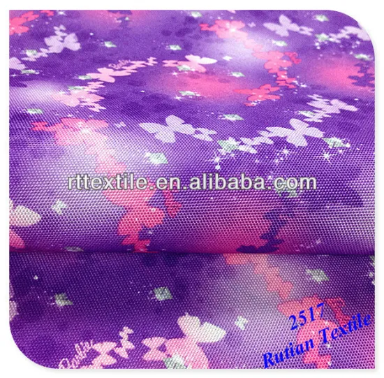Printed 600D Oxford fabric, printed luggage fabric, polyester printing fabric