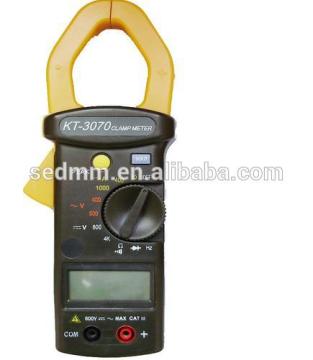 maximum reading 3999 counts LCD display digital clamp meter