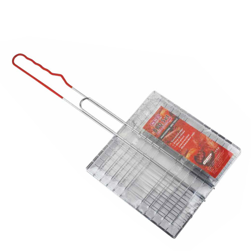 решетка с квадратной проволочной сеткой для барбекю на открытом воздухе