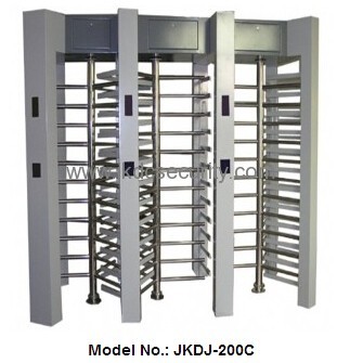 Three lanes&channels OEM barrier door security electronic full height turnstile