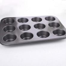 12 moldes para muffins pequeños antiadherentes