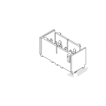 3.96mm pitch 180°Wafer connector series DW3961VD-XP