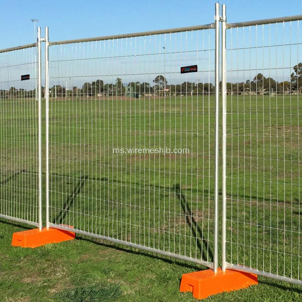 Panel pagar sementara Galvanized Welded Wire