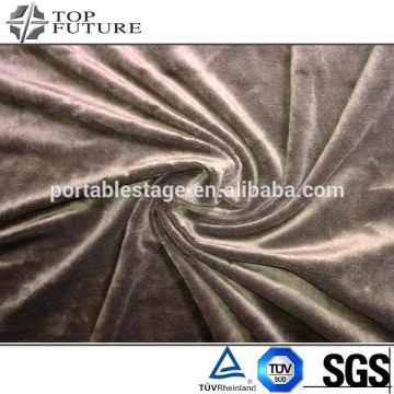 Low price latest crystal wedding backdrop curtain Velvet Fabric