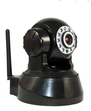 Infrared Cmos Wireless Internet Cameras With Control Cradle Head And 11pcs Infrared Led