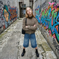 Lässige Jacke mit kariertem Stichkragen für lässige Eleganz