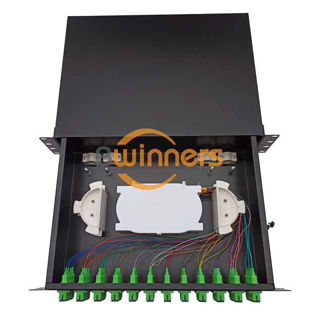 48 Ports Sc/Upc Simplex Fiber Patch Panel