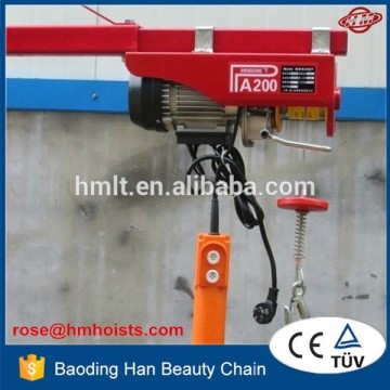 PA200 mini electric hoist 200kg 12m lifting height