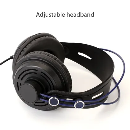 Open-Back Studio Monitoring Noise-Cancelling Headphones for Mixing Consoles, CDJ Players, and Computers