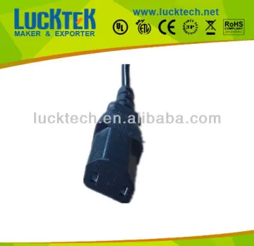 IEC 320 C17 PLUG WITH EXTENSION CABLE