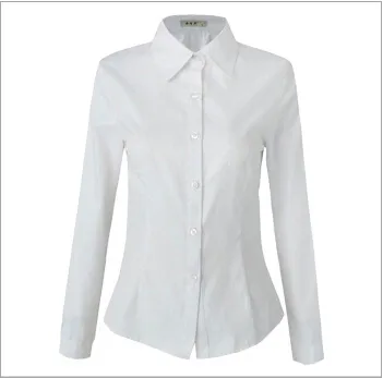 Women's white dress shirt