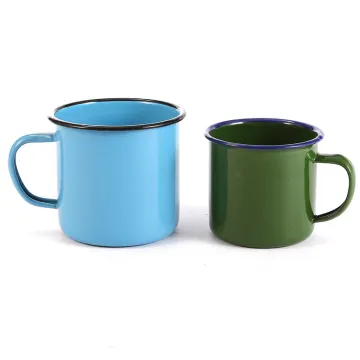 High Quality SGS Certification Steel Cup Enamel Camping Mug