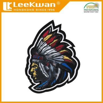 Dye Sublimation Patch Of Indian Head Style,Indian Head Dye Sublimation Patch,Heat Transfer Printing Patch