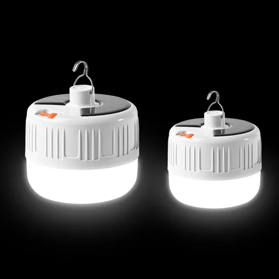 DC5-6V LED Solar Bulbs with Waterproof E27 Emergency Function and Solar Panel