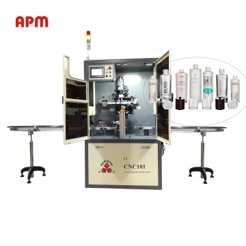 Machine d'impression d'écran de bouteille en verre haute précision avec servo et capteur de couleur