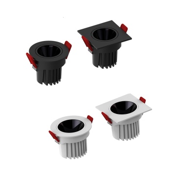 Anti-Glare Deep Recessed Narrow Frame Honeycomb LED Downlight for Hotels and Shops