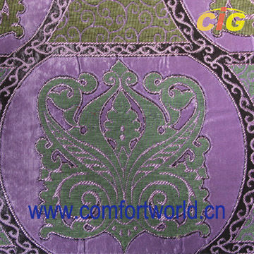 Jacquard chenille kain jok