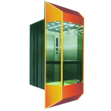Industrial Style Hotel/Mall Panoramic Observation Elevator