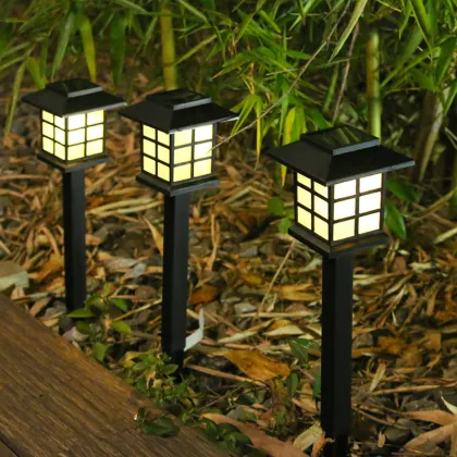 Solar Garden Lights Outdoor Decorative LED Pathway Lighting