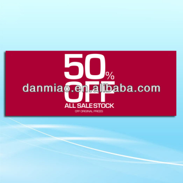 1200mm*450mm 300gsm artcard ceiling poster