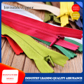 Invisible zipper with nylon fabric edge zipper