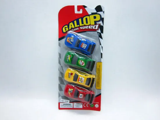 4PCS PULL BACK CAR
