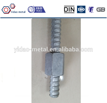High tensile strength electro galvanized bar connecting long nuts