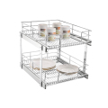 Kitchen Stainless Steel Pull-Out Wire Basket