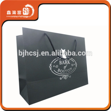 paper shopping bag with logo UV