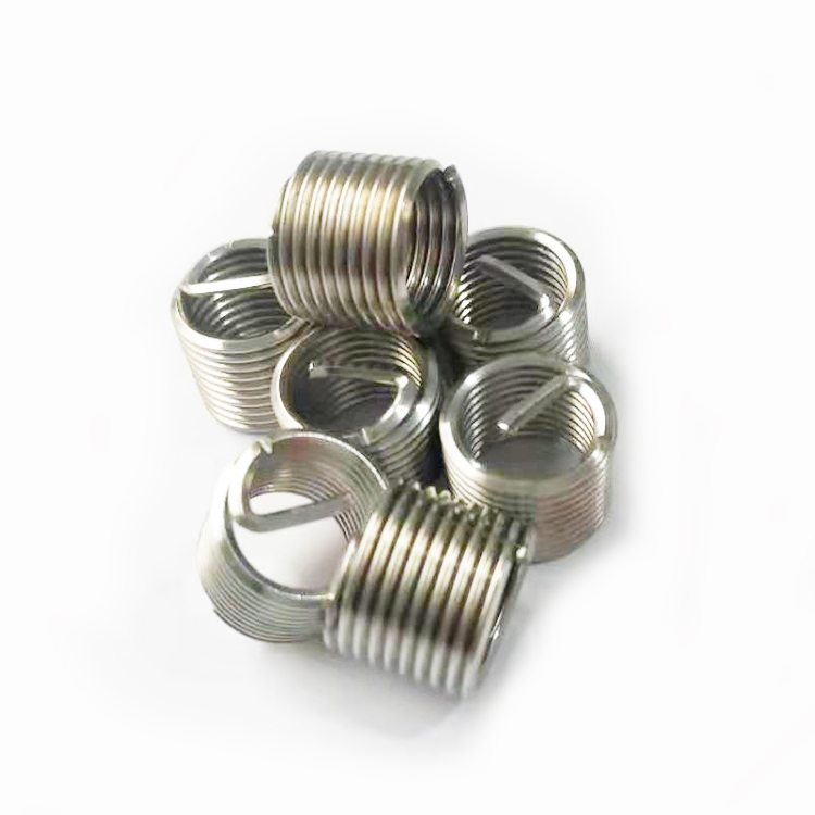 304 Stainless Steel Wire Thread Inserts Locking Type Fasteners with M2 M8 Threads Packed in Carton Box Metric Measurement System