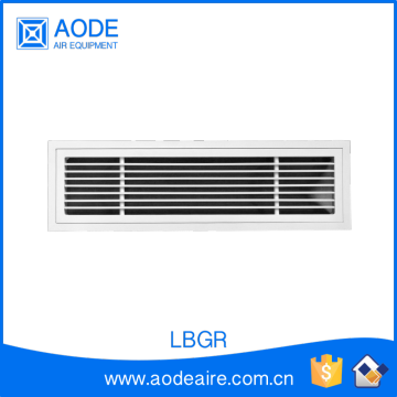 Aluminium air linear bar supply grille with removable core for industrial air conditioning, LBGR ventilation return air grille