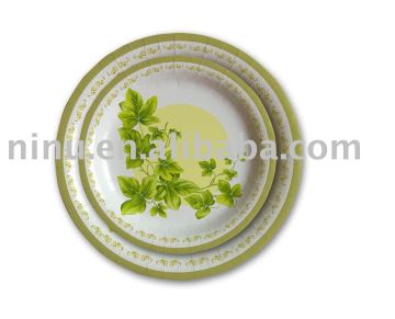 YLNL 345 ROUND PAPER PLATE,paper plates pictures