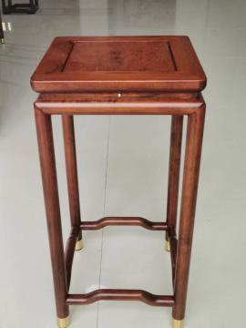 Mais vendido belo suporte de flor de madeira maciça
