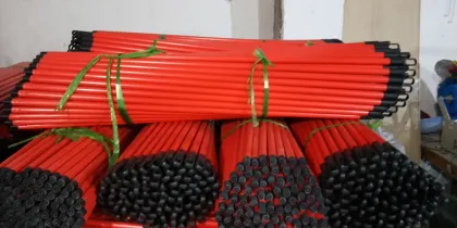 Painted Iron Mop and Broom Handle Metal Mop Stick