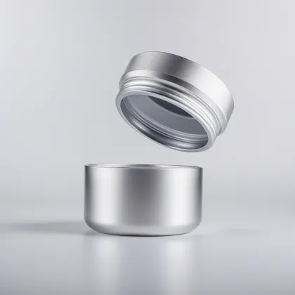 Wholesale Aluminum Stash Jar with Screw Lid for Food, Tea, and Tobacco Packaging