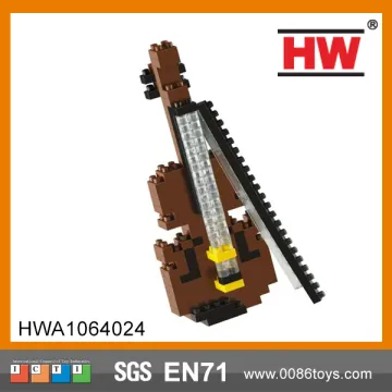 building blocks item diy violin kit