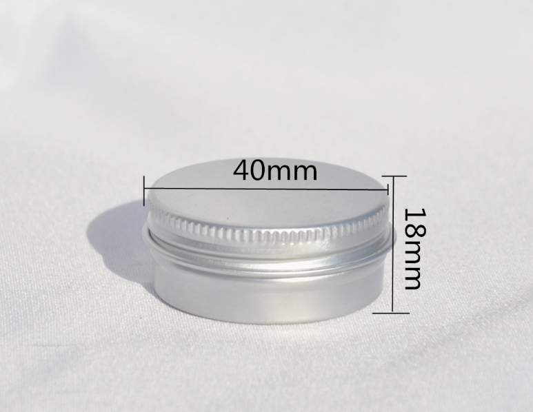 Aluminum Tin Cosmetic Jars 