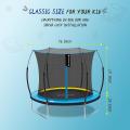 8FT Recreational Trampoline Skyblue