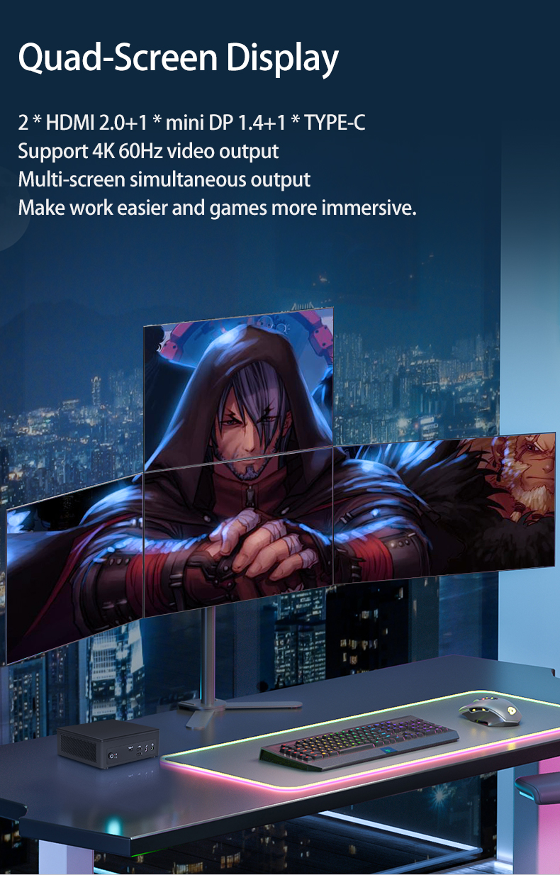 X80 Quad Screen Display X80 Quad Screen Display