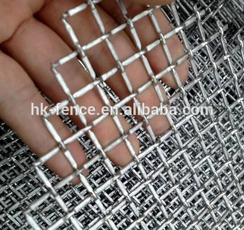 stainless steel/galvanized crimped wire mesh factory