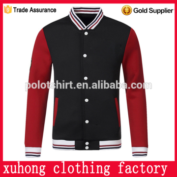 casual plain fashionable winter American college mens sports jacket